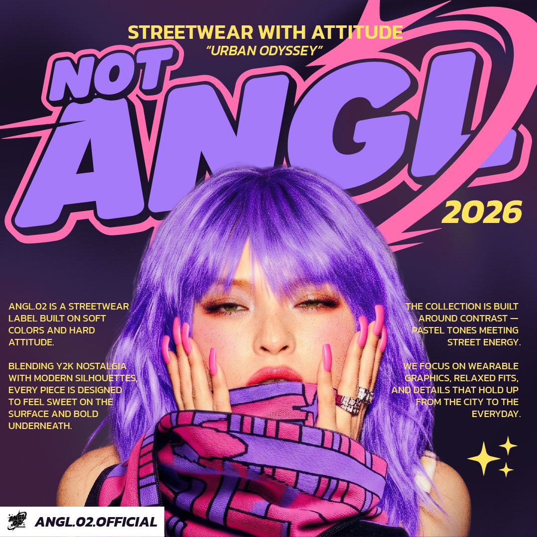 โปสเตอร์ NOT ANGL คอลเลกชัน Urban Odyssey ปี 2026